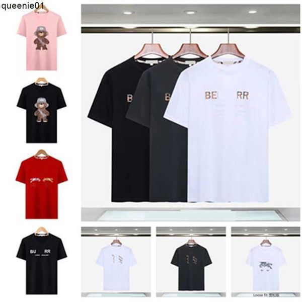 Camisetas para hombres Ropa para hombre Diseñador Moda Manga corta Camiseta de algodón Impresión de letras High Street Tendencia Señoras Casual Unisex Top Ropa multicolor T-shirtssize