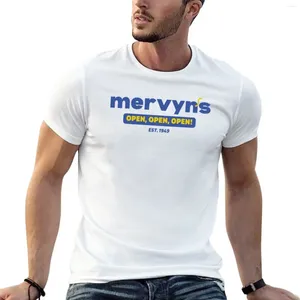 T-shirts pour hommes Mervyn's American 90's Célèbres publicités télévisées T-shirt ouvert T-shirts unis Anime Vêtements pour hommes