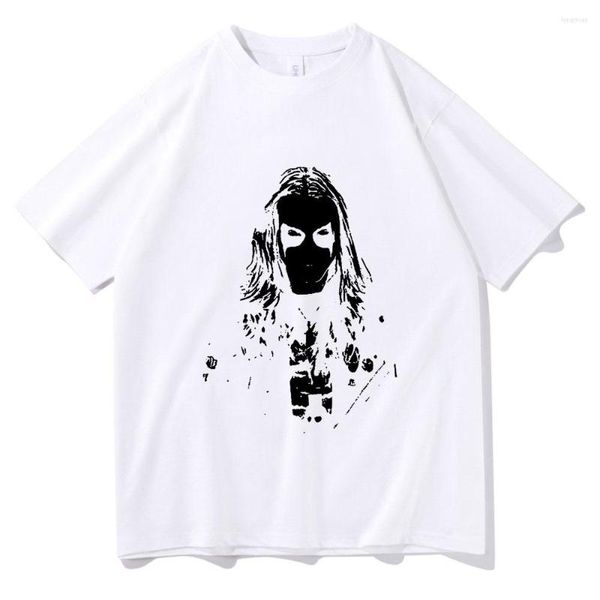 Camisetas para hombre Metal Dead Per Yngve Ohlin camiseta negra verano moda suelta mujeres Tops Hip Hop urbano