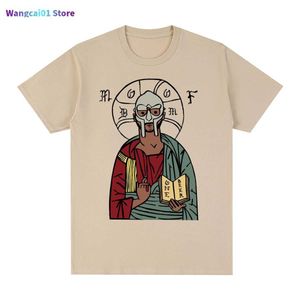 Mannen T-shirts Mf Doom Vintage T-shirt Klassieke Retro Masker Hip Hop Party Katoen Mannen T-shirt Nieuwe Tee T-shirt Womens tops 0301H23