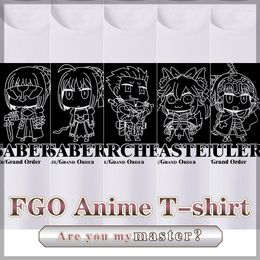Heren t shirts mgfhome anime lot grand order sabel alter Gilgamesh Jeanne Darc Joan of Arc Tamamo no mae cosplay shirt t-shirt tops tee
