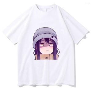 T-shirts pour hommes Mieruko Chan Anime T-shirts FEMMES T-shirts en coton de haute qualité Kawaii Manga Imprimé Yotsuya Miko Harajuku Tops