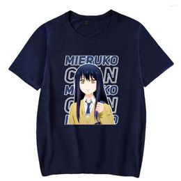 T-shirts pour hommes Mieruko-chan Merch T-shirt ample à manches courtes décontracté tout match T-shirts neutres Kawaii enfants t-shirts vêtements Streetwear