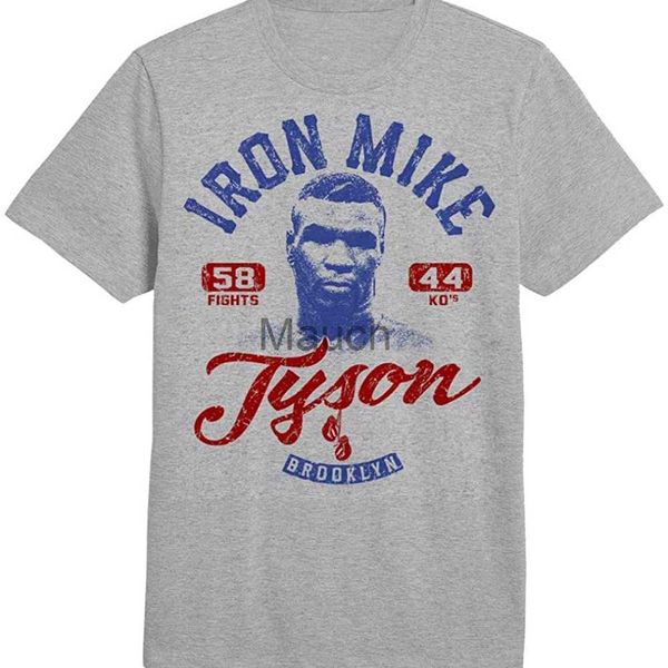 Camisetas de hombre Mike Tyson silueta campeón de boxeo camiseta de manga corta de algodón de verano para hombre J230625