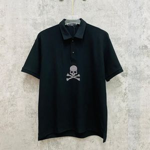 Camisetas de hombre MMJ verano Mastermind hombres mujeres camisa Anime ropa calavera cinta estampado en la espalda fantasma Top camisetas