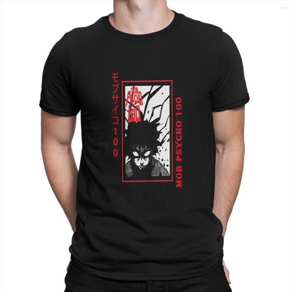 Camisetas de hombre Mob Psycho 100 camiseta Power Percent Classic Shirt ocio hombres ropa diseño de moda