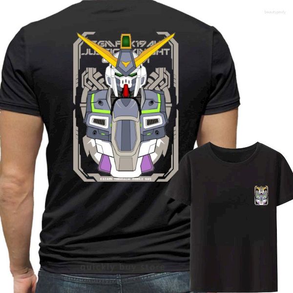 T-shirts pour hommes Mobile Suit Gundam Wing Anime T-shirt T-shirts de haute qualité Gendam Classic Y2k Vêtements européens Graphic Cotton