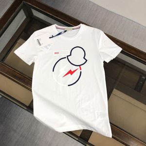 T-shirts pour hommes Monclair T Designer Monclairclers Street T-shirt décontracté Polo pour hommes respirant Chemise ample T-shirts d'été Imprimer Tops Tees V4T1