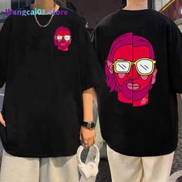 T-shirts voor heren Monde Chico Grafische print T-shirt Streetwear Album PNL Franse rap t-shirts Zomer katoen t-shirt Kort Seve Men Fashion Tees 0228H23