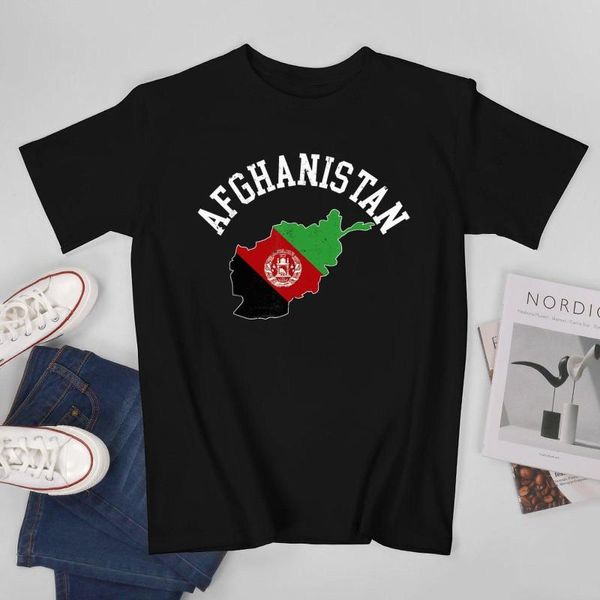 T-shirts pour hommes Plus Design Drapeau de l'Afghanistan Afghan Hommes Tshirt Tees T-Shirt O-cou Femmes Garçons Vêtements Coton