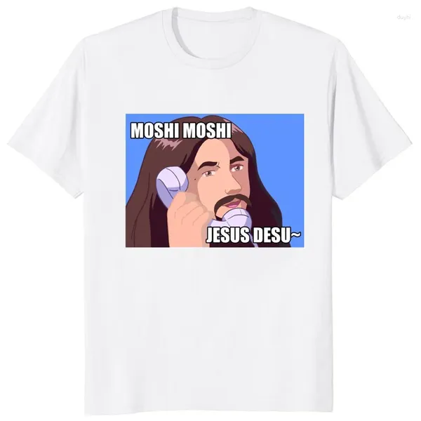 Camisetas para hombres moshi jesus desu