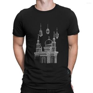 Heren t shirts moskee islams structuur aanwezig idee shirt zonlicht natuurlijke tee zomer standaard o - nek ontwerper casual