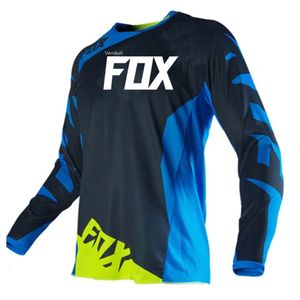 T-shirts voor heren Moto Bicycle Jersey Sleeve Cycling Enduro MTB Shirt Opening Hill T-Shirt Camiseta Motocross MX Mountain Bike Clothing Vendull Fox N5BG