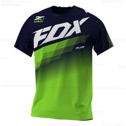 T-shirts masculins motocross 2024 maillot de cyclisme cool multicolore hors route de la route vélo de conduisant Mtb DH pour hommes