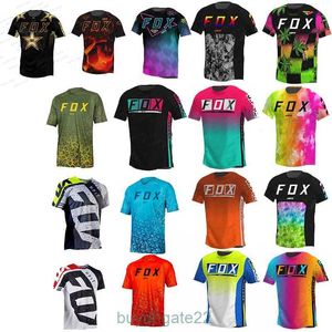T-shirts pour hommes Motocross Mountain Enduro Bike Vêtements Vélo Moto Descente T-shirt Hpit Fox Femmes Hommes Cyclisme Jersey VTT Chemises BMX FVMM