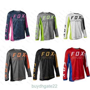 T-shirts pour hommes Moto VTT Team Downhill Jersey VTT Offroad DH MX Vélo Locomotive Chemise Cross Country Hpit Fox PTAW