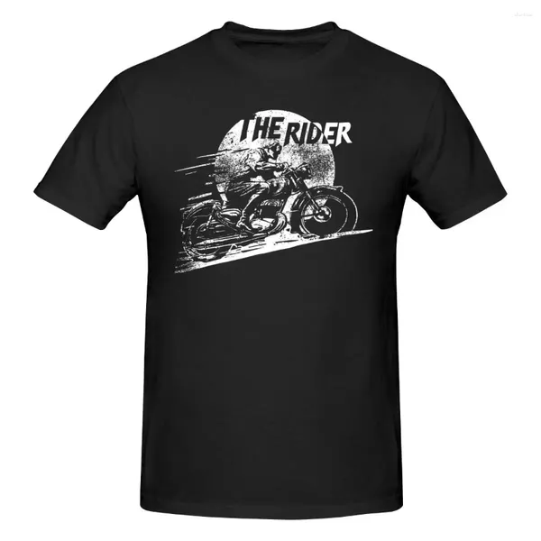 T-shirts pour hommes Chemise de moto Camisetas Plus Taille O-Cou Coton Manches courtes Personnalisé pour hommes