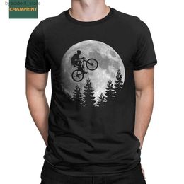 T-shirts voor heren Mountainbike T-shirts Heren Mtb Fietsen Fietsen Fietser Fietstocht Downhill Racing Katoenen T-shirt T-shirt met korte mouwen L240304