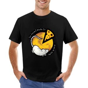 T-shirts masculins souris sur la lune (Will Wood) T-shirt esthétique Vêtements d'été blancs solide masculin t-shirtl2403