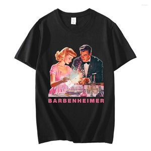 Heren t shirts film Barbenheimer t-shirts fuuny grafische print mannen vrouwen casual oversized katoenen korte mouw t-shirt tops streetwear