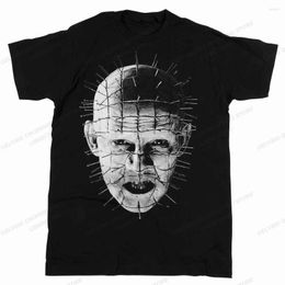 T-shirts pour hommes film Hellraiser Pinhead chemise hommes mode T-shirt garçons t-shirts hauts coton T-shirt été hommes surdimensionné Camiseta Hombre