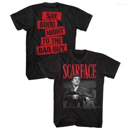 Heren T-shirts Movie Scarface Shirt Mannen Mode T-shirts Katoenen T-shirt Zomer heren T-shirt Jongens Hip Hop Tops Tees Horror Vrouwen Top