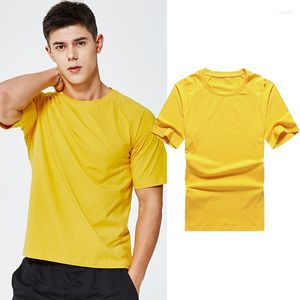 Hommes t-shirts MRMT 2023 marque chemise hauts T-shirt T-Shirt couleur unie col rond lait soie confortable à manches courtes porter