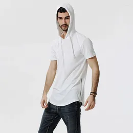 T-shirts pour hommes MRMT 2024 Marque Plus Taille T-shirt Maillot de corps à manches courtes à capuche Camouflage Chemise mi-longue