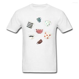 Heren t shirts mokken minnaar minnaar 2023 mannen cartoon zwart shirt slanke zomers ademende katoenen top t-shirt casual verjaardag kleding