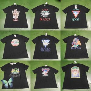 T-shirts pour hommes Multi Color Real Photo CASABLANCA Collection T-shirt Hommes Femmes Casual Hawaiian T-shirt à manches courtes T230523