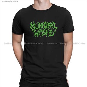 Mannen T-shirts Gemeentelijke Afval Hipster T-shirts Heavy Metal Rock Muziek Mannelijke HarajukuStreetwear T-shirt Ronde Hals T231204