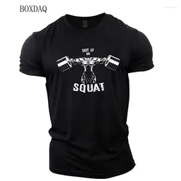T-shirts voor heren Muscle Gym Outwork T-shirts Korte mouw 3D-bedrukt Man Sportieve oefening Casual Tops 6XL Grote maten Fitness Tees Kleding