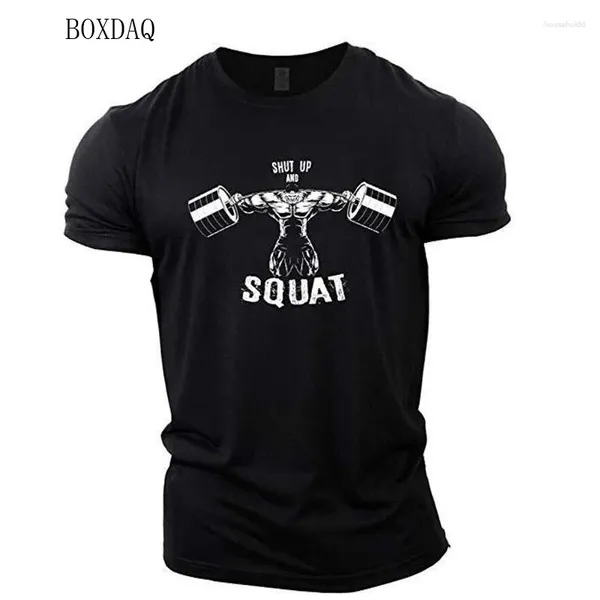 T-shirts pour hommes Muscle Gym Outwork T-shirts à manches courtes 3D imprimé homme exercice sportif hauts décontractés 6XL grande taille Fitness Tees vêtements