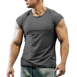 Camisetas para hombres Muscle Men T Shirt Fitness Mens Man Man Black T-shirt Male187U