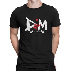 Camisetas para hombre, banda musical Depeche Cool Mode DM, camisetas de moda para hombre, ropa de verano, camiseta de poliéster con cuello redondo
