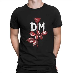 T-shirts pour hommes Band de musique Depeche Mode cool Violateur T-shirt Fashion Men Tees Vêtements d'été Polyester O-Leck Tshirt T240425