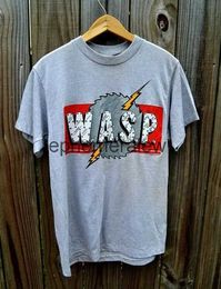 T-shirts pour hommes Musique de Wasp Band T-shirt à manches courtes Sport Gris Hommes Unisexe S-4XL DD921ephemeralew