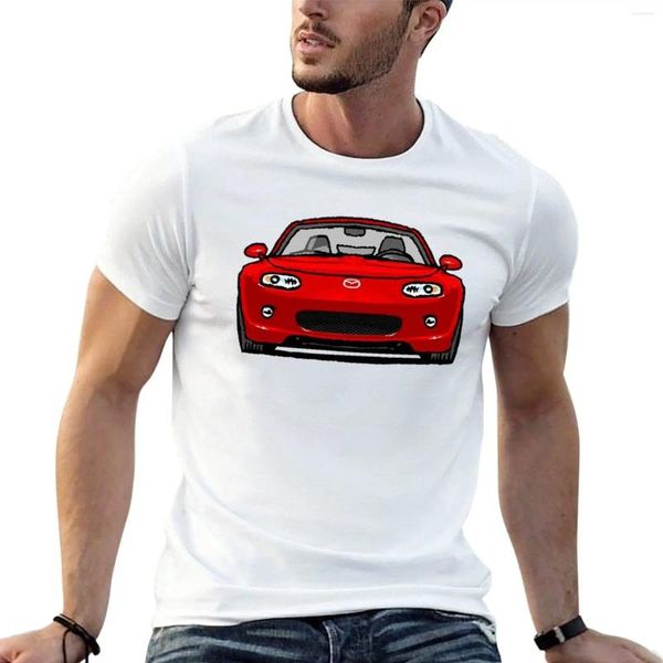 Camisetas para hombre MX5 Miata NC - NC1 camiseta roja moda coreana ropa estética ropa de secado rápido