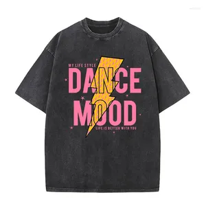 T-shirts pour hommes My Life Style Dance Mood Cute Menswear Cotton Tee Vêtements Harajuku T-shirts Marque de haute qualité Fashion Street Male Tshirt
