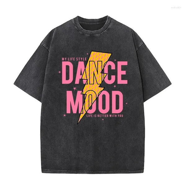 Camisetas para hombre My Life Style Dance Mood Cute Menswear Camiseta de algodón Ropa Harajuku Camisetas Marca de alta calidad Moda Street Camiseta masculina