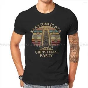 T-shirts pour hommes Nakatomi Plaza Fête de Noël Hommes T-shirt Die Hard Film 1988 Bruce Willis Chemise à manches courtes Cadeaux d'anniversaire