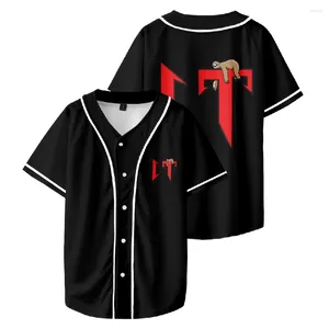 Camisetas para hombre Natanael Cano Corridos Tumbados Uniforme de béisbol Verano Jersey fino Ropa de moda Estilo Hip Hop Top de manga corta