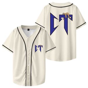 T-shirts masculins Natanael Cano Corridos Tumbados Merch CT Graphic Baseball Jersey Fashion V-Neck à manches courtes à manches courtes Top Womens Clothing S52133