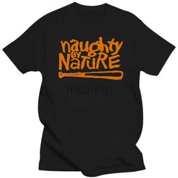 T-shirts masculins Naughty by Nature Hip Hop Rap Singer Mens T-shirt S M L XL 2XL 3XL 3XL American Size Brand Fashion T-shirt D240509