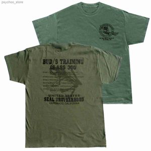 Camisetas para hombres SEAL Naval Bone Frog Bud / S Camiseta de entrenamiento 100% algodón O-cuello Verano Manga corta Casual Camiseta para hombre Tamaño S-3XL Q240130