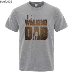 T-shirts voor heren Negan The Walking Dad Funny Men T Shirts Gedrukt 2022 Zomer Hip Hop T-shirt Hoogwaardige Harajuku Brand Korte mouw T-shirt W0322