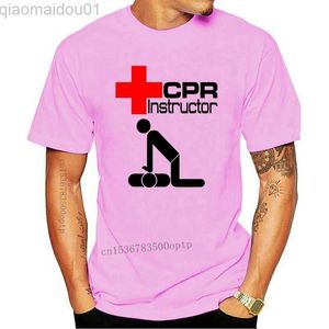T-shirts pour hommes Nouveau 2021 CPR First Aid AED Instructor Teacher Trainer T Shirt L230713