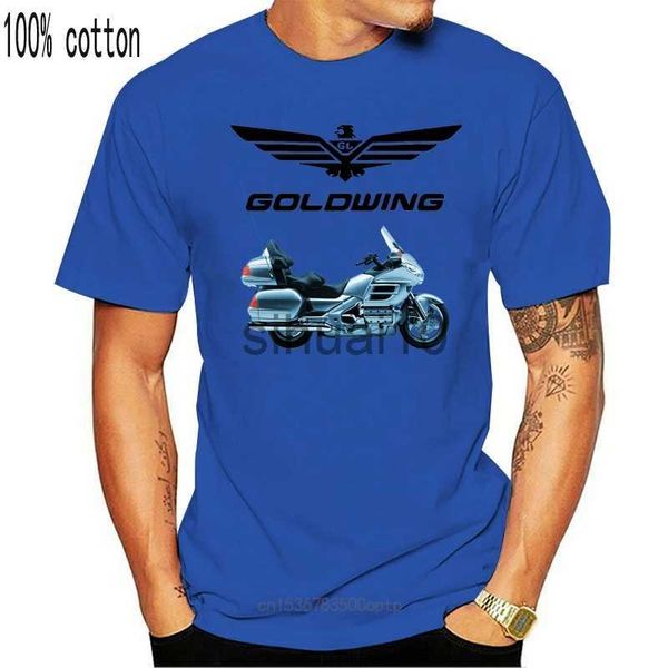 Camisetas para hombre, nueva camiseta de verano 2021, camiseta plateada de motocicleta japonesa GOLDWING, camiseta clásica VINTAGE BIKER ENTHUSIAST, camiseta genial J230731