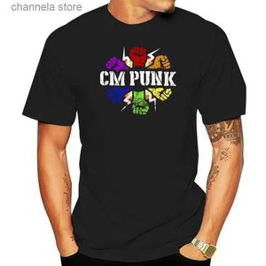 Camisetas para hombres Nuevo 2022 Camiseta de manga corta de algodón Verano O-cuello Tops Tees CM Punk Pride Offiziell Bis Best In The World T Shirt T231204