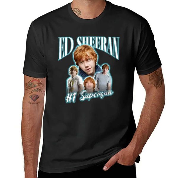 Camisetas para hombres New All Star - I Love Ed Sheeran - Camisetas para hombres Tops de talla grande Vestidos vintage ropa para hombre liso Clothingl2403